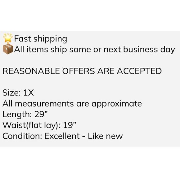 Everyday Jones by Madeline Jones Skirt 1X Womens Black Pleated Satin Knee Length - Picture 2 of 6